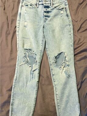 O.G. Straight High Rise Distressed Women’s Jeans